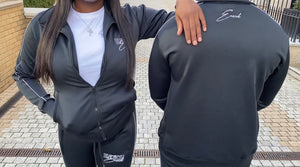 FULL BLACK TRACKSUIT